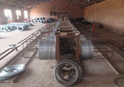 Galvanised Fence Wire Production